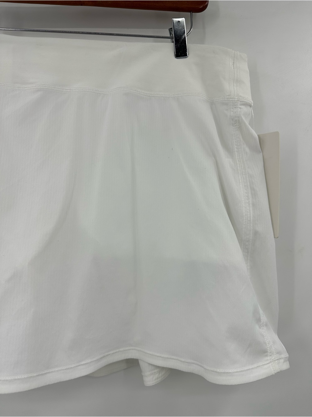 NWT lululemon athletica White Pace Rival Extra Long Performance Skort - Picture 5 of 16